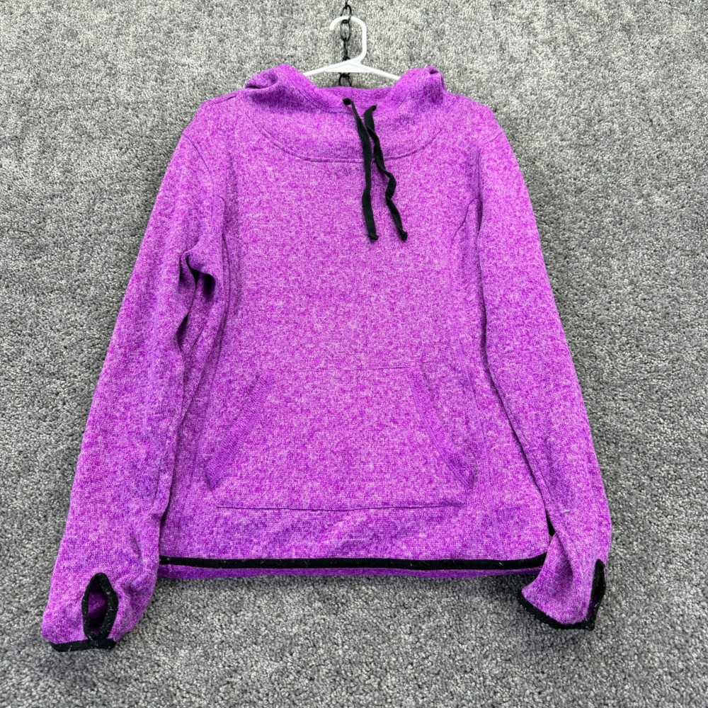 Danskin Now Hoodie Womens Large Sparkling Orchid Purple Active Pullover